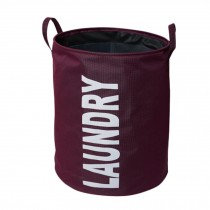 Laundry Foldable Practical Clothes/Toys Basket Storage Bag Purple