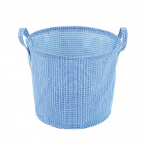 Foldable Practical Toys Clothes Basket Storage Bag Blue