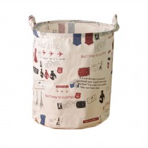 Foldable Practical Toys Clothes Basket Storage Bag #8