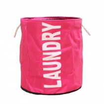 Waterproof Foldable Storage Basket/Bag/Organizer Laundry Hamper - Rose Red