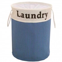 Clothes Basket Laundry Basket Clothing Storage Barrels Toys Organiger Blue