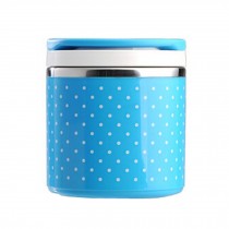 0.8L All-in-One Stainless Steel Sealed Bento Box Lunch Box,Blue