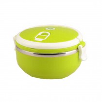 0.7L Creative Lunch Box Stainless Steel Sealed Bento Box,Green