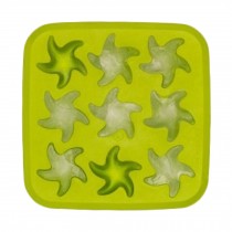 2Pcs Safe And Soft Silicon Ice Cube Tray Windmill Shape, Green