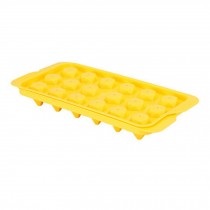 Set Of 2 Creative Polygonal Shape Ice Cube Tray For Home/Bar, Yellow