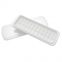 Set Of 2 Creative White Ice Cube Tray With Lid For Home/Bar Use, NO.2