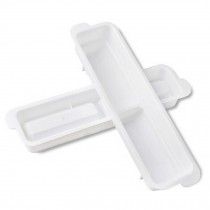Set Of 2 Creative White Ice Cube Tray With Lid For Home/Bar Use, NO.4