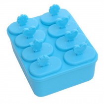 Practical Ice Cube Tray Ice Jelly Tray Mold Party Accessories, Blue