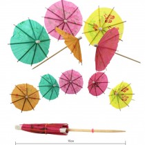 140pcs Beautiful Cocktail Picks Cupcake Toppers Picks Cake Decorating Pick Paper umbrella