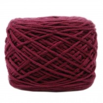 Soft Thick Quick Yarn Premium Yarn Cotton Linter Scarf Yarn, Wine Red