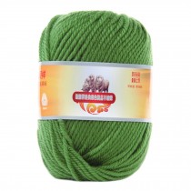 Luxury 100% Soft Lambswool Yarn Thick Quick Yarn Premium Soft Yarn, Green Grass