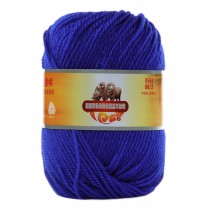 Luxury 100% Soft Lambswool Yarn Thick Quick Yarn Premium Soft Yarn, Navy Blue