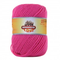 Luxury 100% Soft Lambswool Yarn Thick Quick Yarn Premium Soft Yarn, Bauhinia Red
