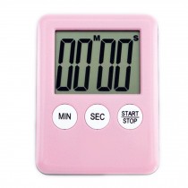 Functional Electronic Digital Timer Kitchen Timer, Pink