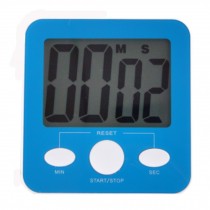 Quadrate Utility Functional Electronic Digital Timer Kitchen Timer, Blue