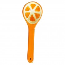 Creative Ceramic Fruit Tableware Cute Home Decorative spoon (Orange)