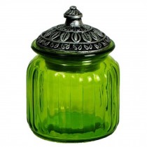 Elegant Ornate Glass Jars Decorative Weddings Candy Glass Pot Color Glass Cup C