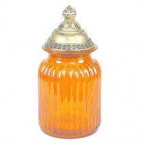 Elegant Ornate Glass Jars Decorative Weddings Candy Glass Pot Color Glass Cup K