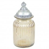 Elegant Ornate Glass Jars Decorative Weddings Candy Glass Pot Color Glass Cup N