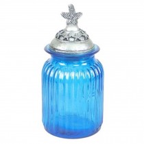 Elegant Ornate Glass Jars Decorative Weddings Candy Glass Pot Color Glass Cup P