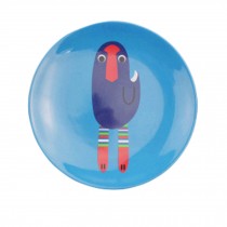 Kids Fashion Creative Plate Break-resistant Melamine Animals Dishes ( Blue Bird??
