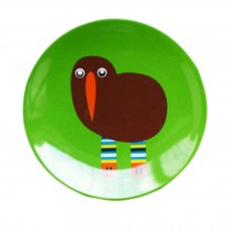 Kids Fashion Creative Plate Break-resistant Melamine Animals Dishes (Green Bird??