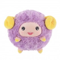 Plush Doll for Kids Lovely Baby Sheep Alpaca Plush Toys Pillow 8.6" H Purple