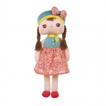 Pretty Rag Doll for Kids Plush Toys Angela Rag Doll 15.7" H Floral Dress Rose