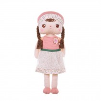 Pretty Rag Doll for Kids Plush Toys Angela Rag Doll 15.7" H White Dress