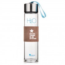 450 ML Unique and Stylish High-quality Glass Water Bottle Water Container,Khaki