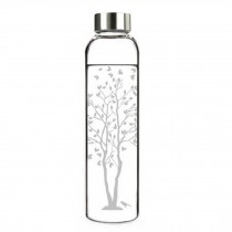 550 ML High-quality Glass Water Bottle Water Container,White Tree