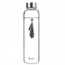550 ML High-quality Glass Water Bottle Water Container,Necktie