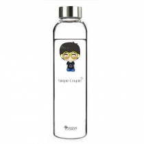 550 ML High-quality Glass Water Bottle Water Container,Glasses Boy