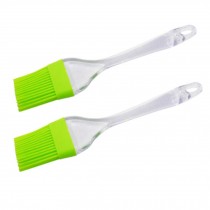 Grips Silicone Basting & Pastry Brush, Set of 2, Green