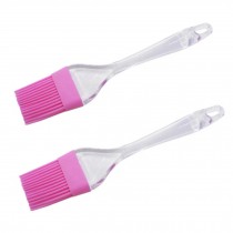 Grips Silicone Basting & Pastry Brush, Set of 2, Pink