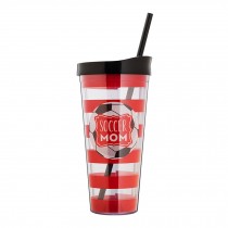 Cup with Lid Straw, Creative Double Wall Tumbler Cup, Travel Cup, Gift Cups, D