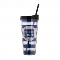 Cup with Lid Straw, Creative Double Wall Tumbler Cup, Travel Cup, Gift Cups, G