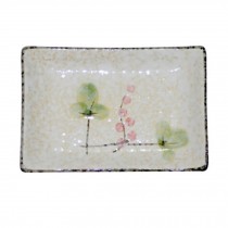 Rectangle Ceramic Dinner Plate Creative Japanese Sushi Plate, E