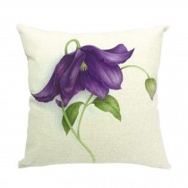 Sweet Flowers Decor Cotton Linen Body Pillow Cases Cushion Cover,No.3