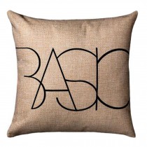 Square Decorative Cotton Linen Cushion /Comfortable Throw Pillow /Sofa Home Decor Features Design/