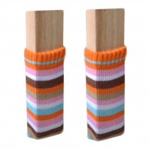 Set Of 24 Knitting Chair/Table Leg Pad Furniture Sock Floor Protector #21