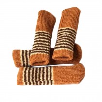 Set Of 12 Knitting Chair/Table Leg Pad Furniture Sock Floor Protector #1