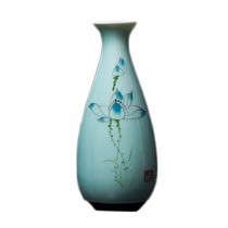 Creative Vase Hand-painted Chinese Vase Home/Office Decor Vase,Lotus