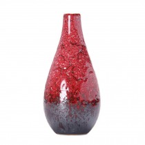 Home/Office Chinese Creative Mini Cute Vase Decor Vase Red