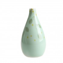 Creative Vase Chinese Vase Hand-painted Decor Vase With Leaf Pattern