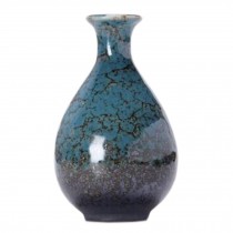 Home/Office Cute Mini Vase Small Vase Chinese Vase Decor Vase, Blue