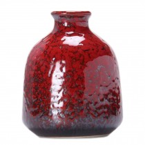 Home/Office Cute Chinese Vase Decor Vase Mini Vase Small Vase, Red