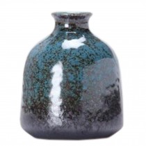 Home/Office Cute Chinese Vase Decor Vase Mini Vase Small Vase, Blue