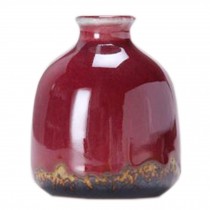 Home/Office Cute Red Chinese Vase Decor Vase Mini Vase Small Vase