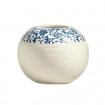 Elegant Handcrafted Blue And White Porcelain Flowers Vase,HP060